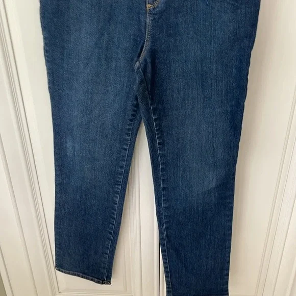 Gloria Vanderbilt blue denim jeans pants size 6p petite Amanda high rise - Picture 3 of 10